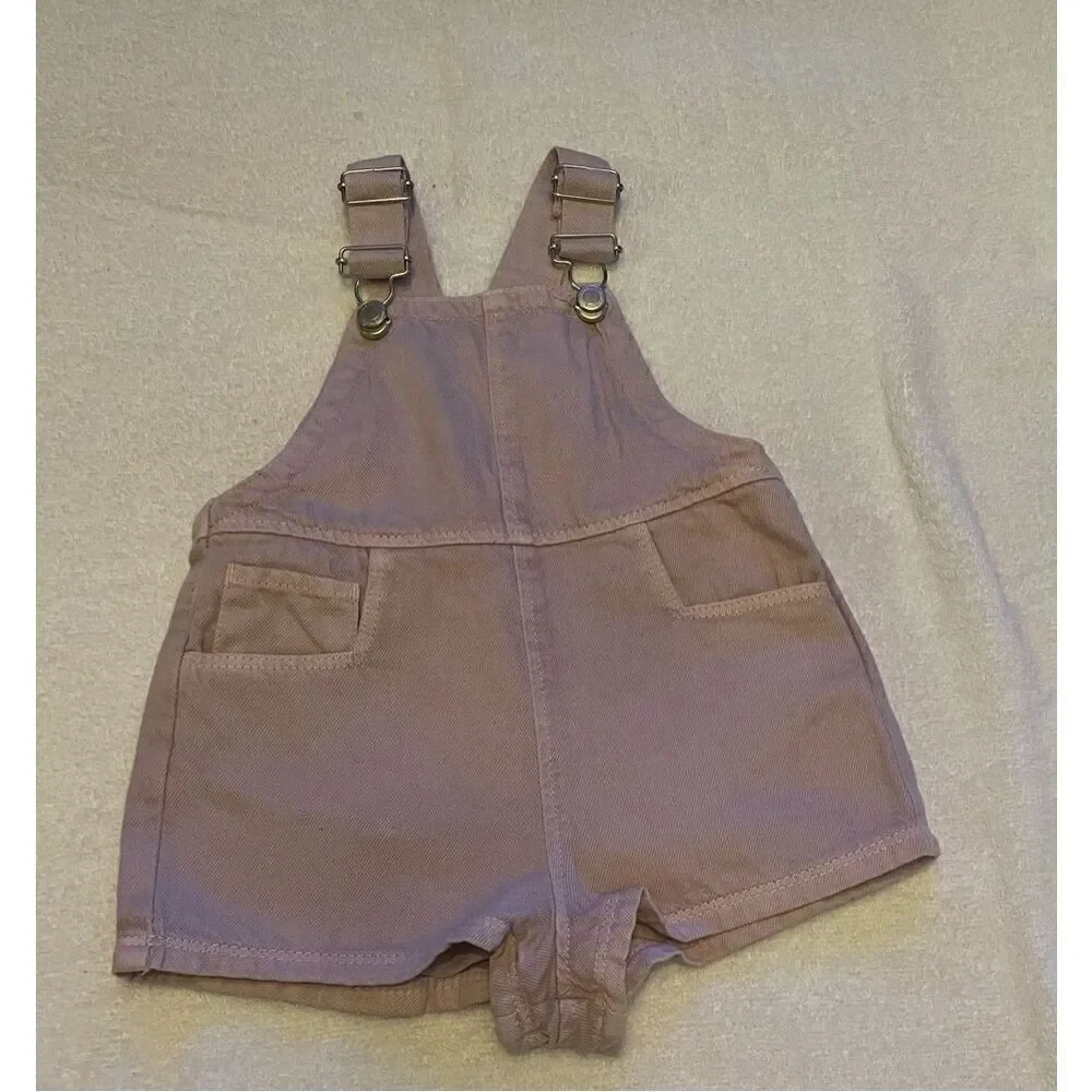 NWT Zara Girl’s Light Purple Denim Shorts Size 18/24 Monghs